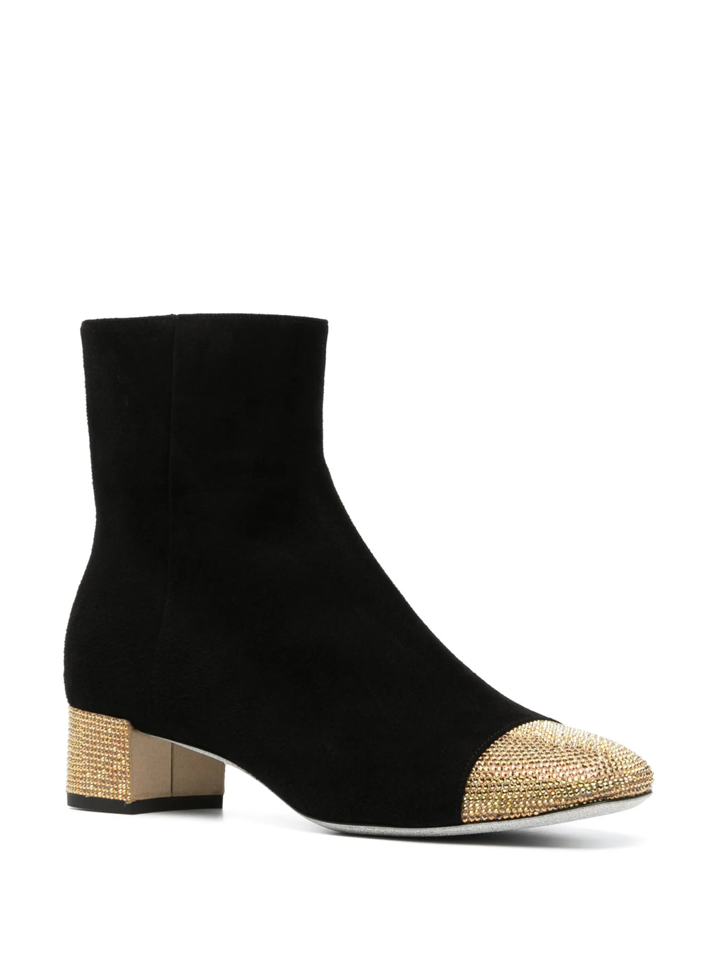 René Caovilla - 40mm Rhinestone-embellished Suede Boots