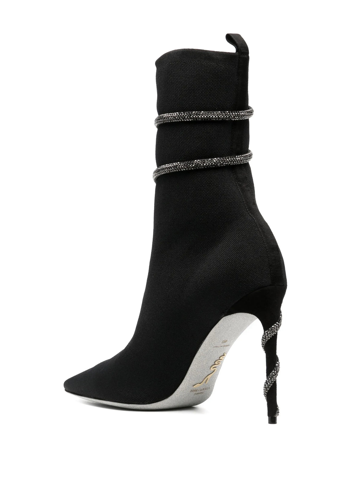 René Caovilla - 110mm Crystal-embellished Pointed Boots