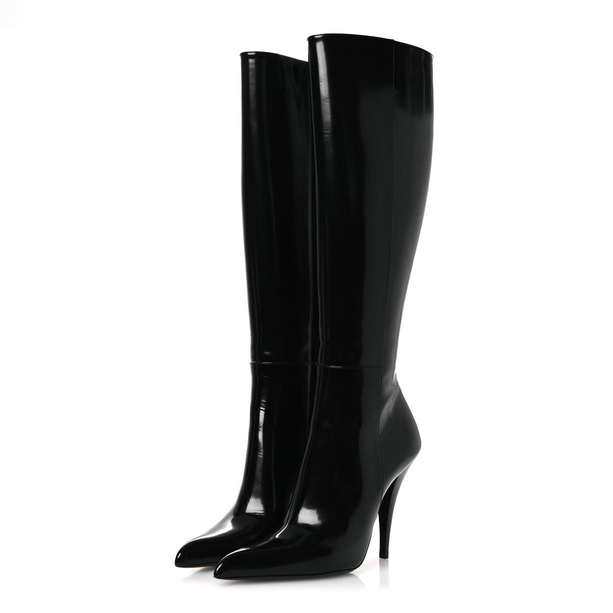 Saint Laurent - Vitello Marilyn Raven 110 Buba Knee High Boots
