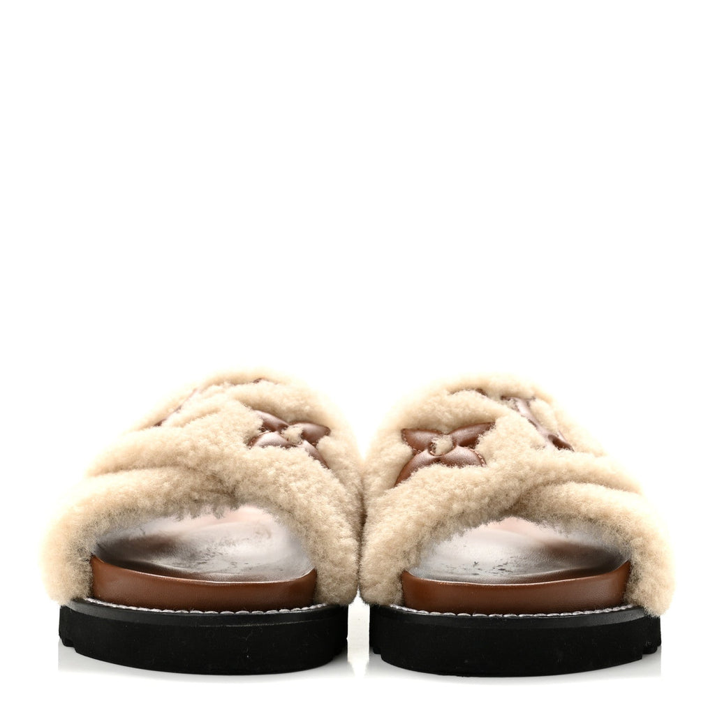 Louis Vuitton - Shearling Paseo Flat Comfort Mule