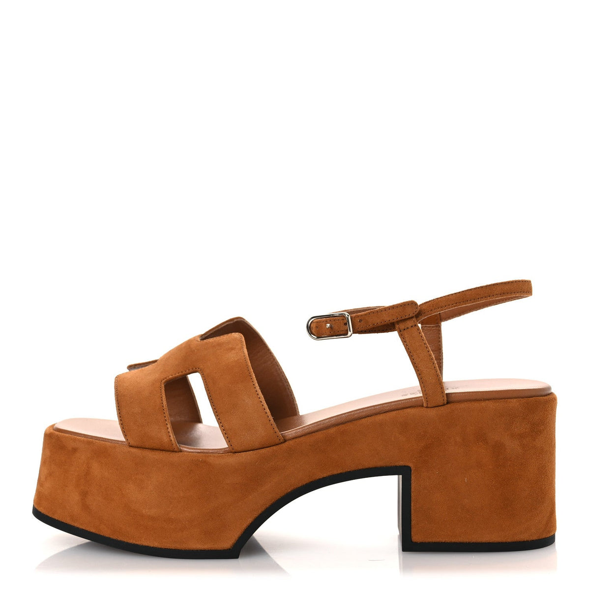 Hermès - Suede Goatskin Jam 30 Sandals