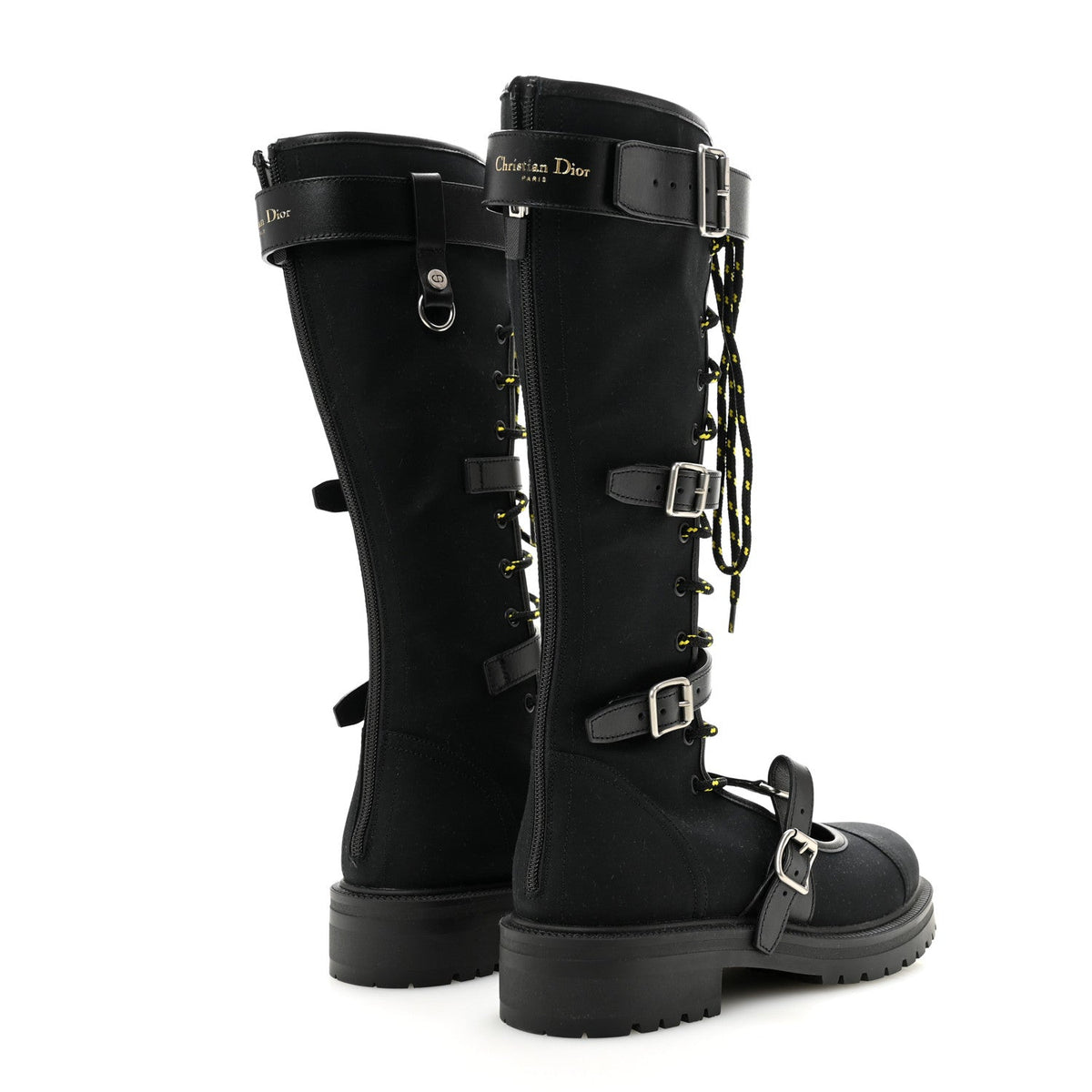 Dior - Technical Fabric Dioranger Lace Up High Boots