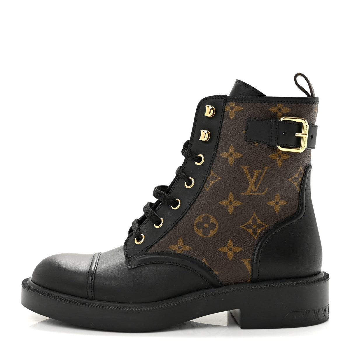 Louis Vuitton - Calfskin Monogram Citizen Flat Ranger Boots