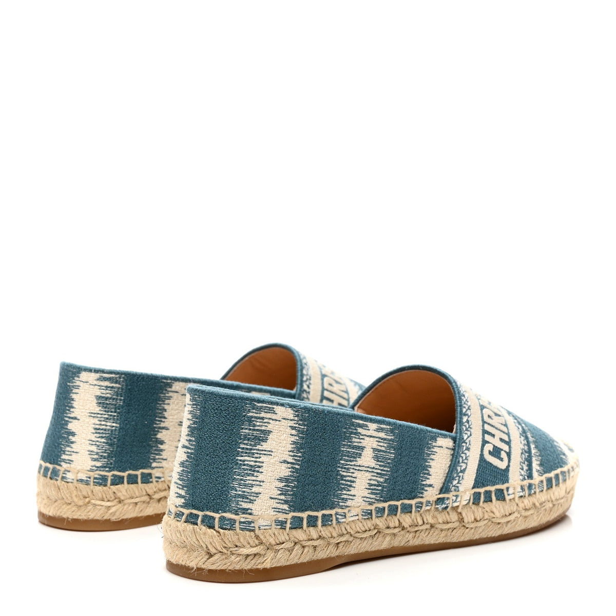 Dior - Cotton D-Stripes Embroidered Granville 15mm Espadrilles