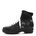 Chanel - Calfskin Mesh Strass CC Sneakers