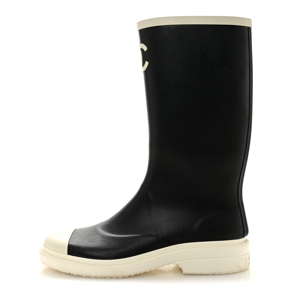 Chanel - Caoutchouk CC High Boots