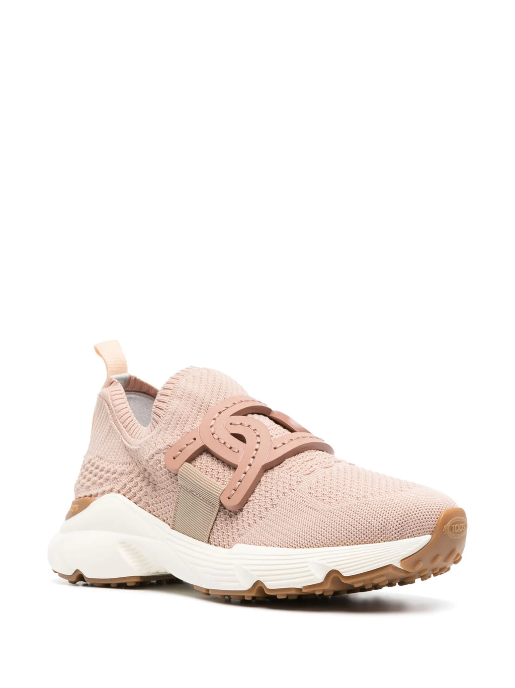 Tod's - Chain-embellished Woven Sneakers