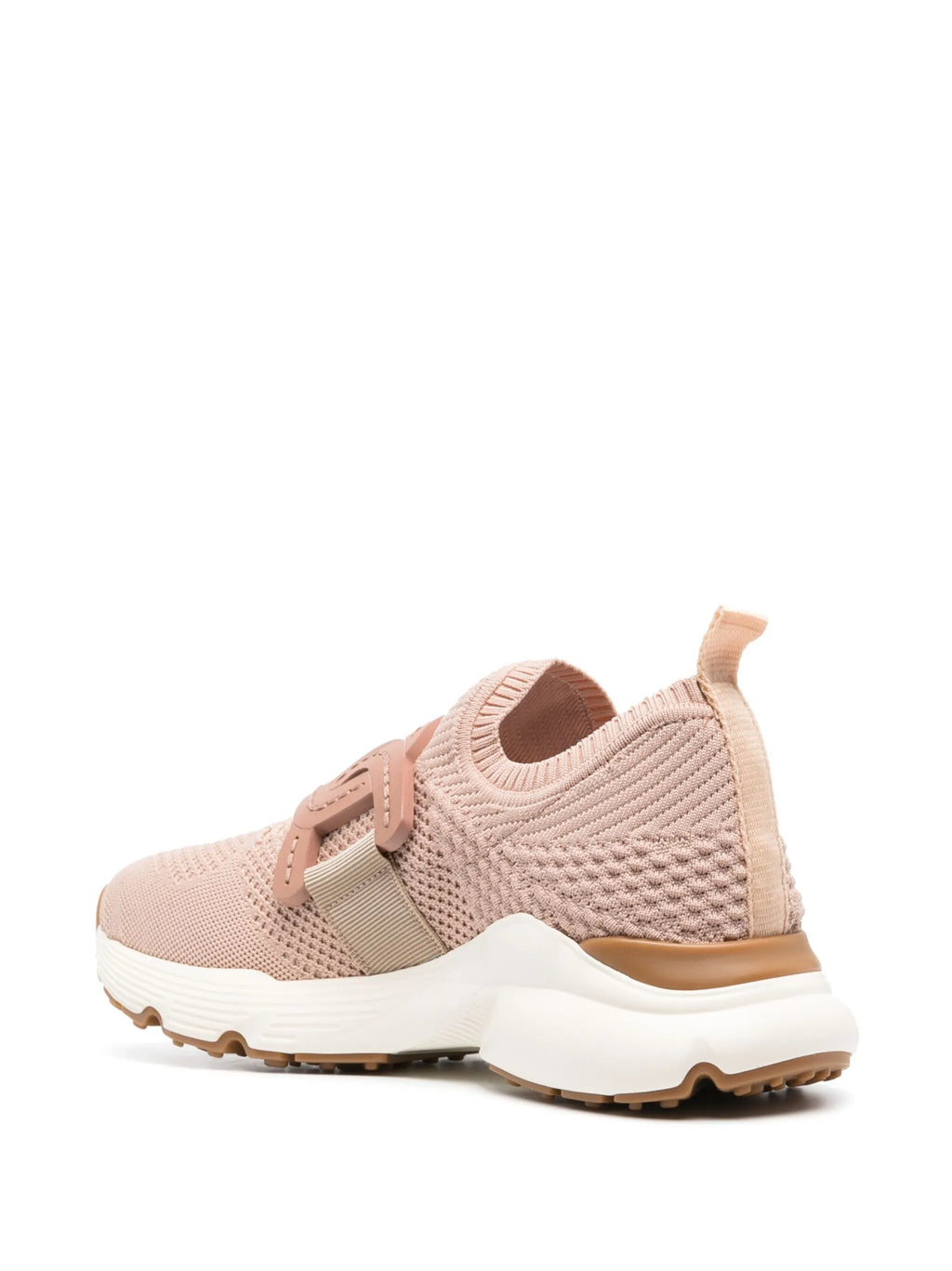 Tod's - Chain-embellished Woven Sneakers