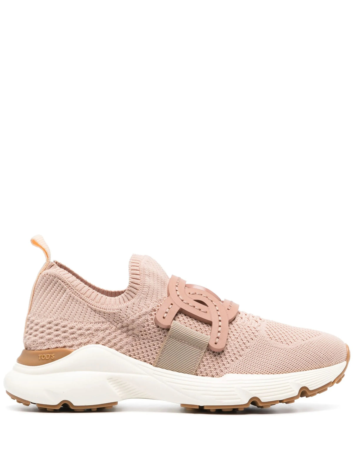 Tod's - Chain-embellished Woven Sneakers