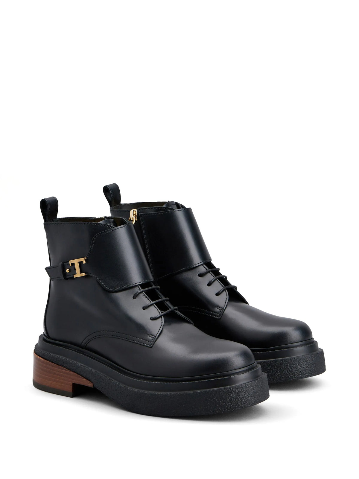 Tod's - Logo-plaque Leather Ankle Boots