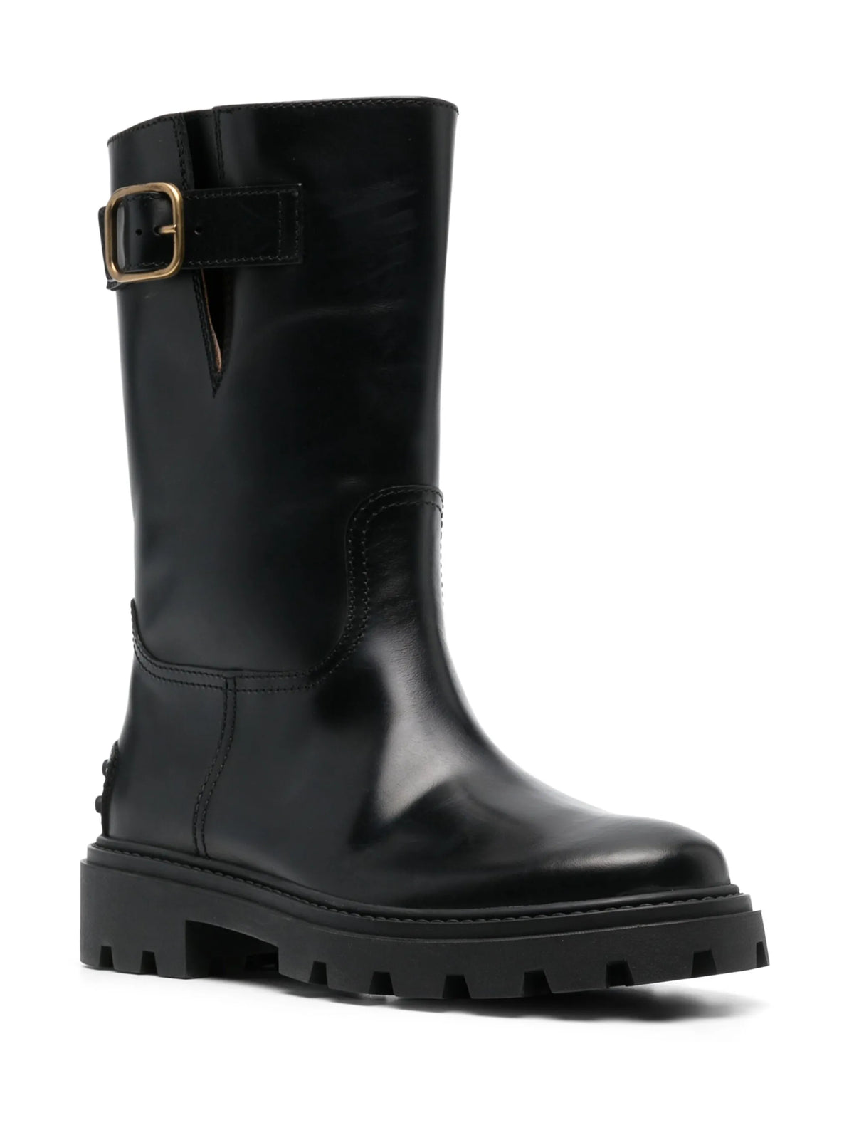 Tod's - Buckle-detail Leather Boots