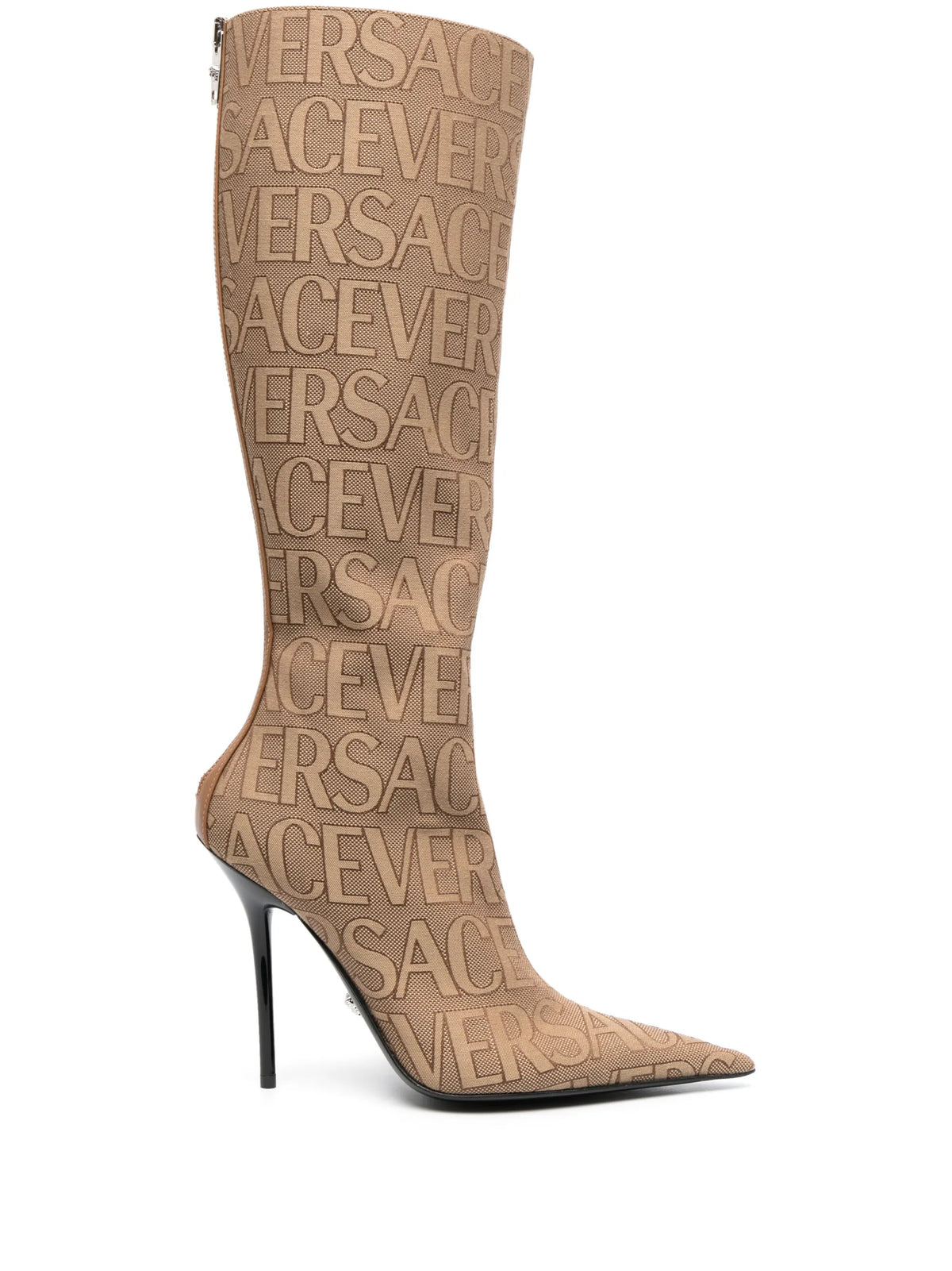 Versace - Versace Allover Knee-high Boots