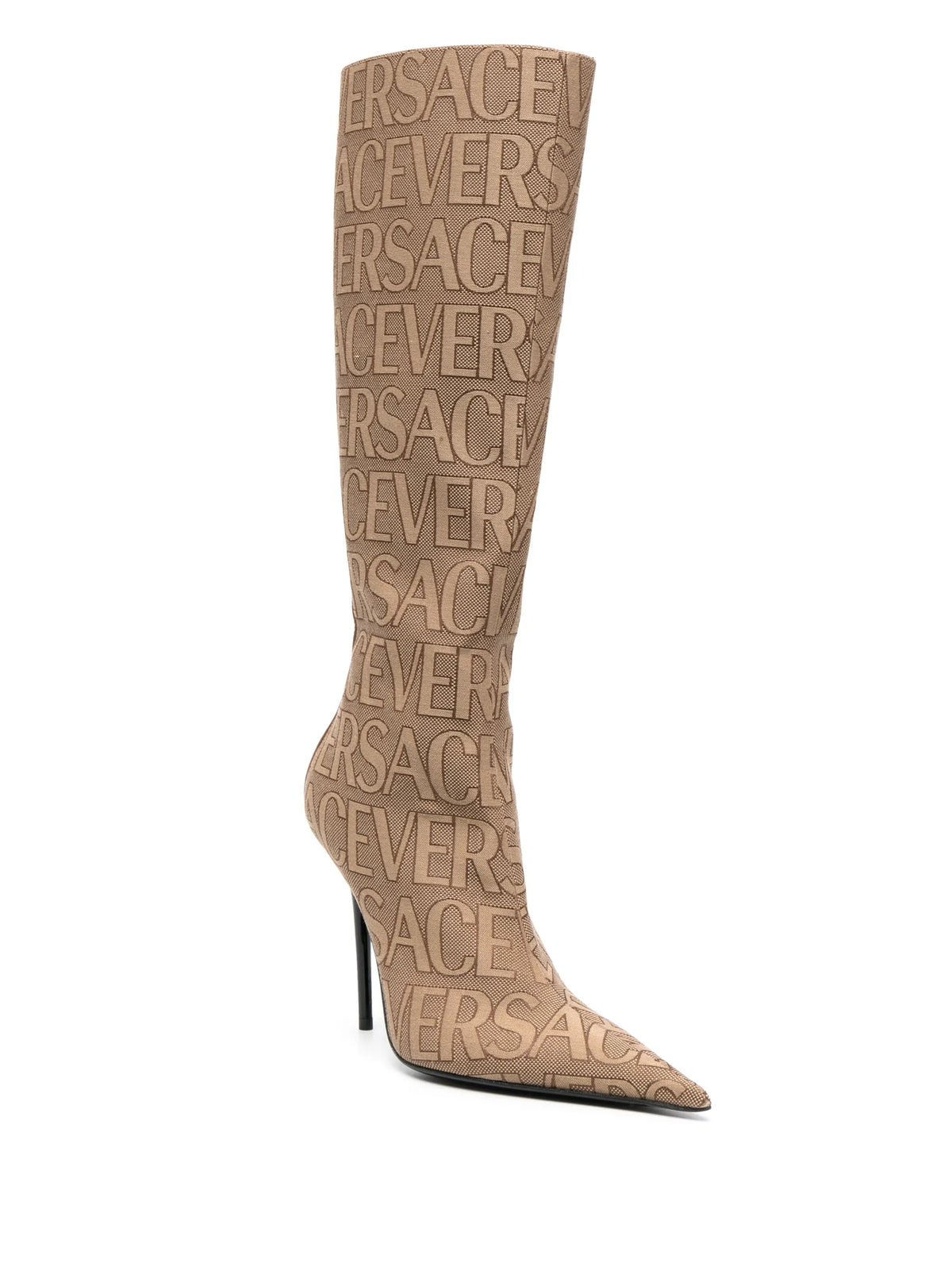 Versace - Versace Allover Knee-high Boots
