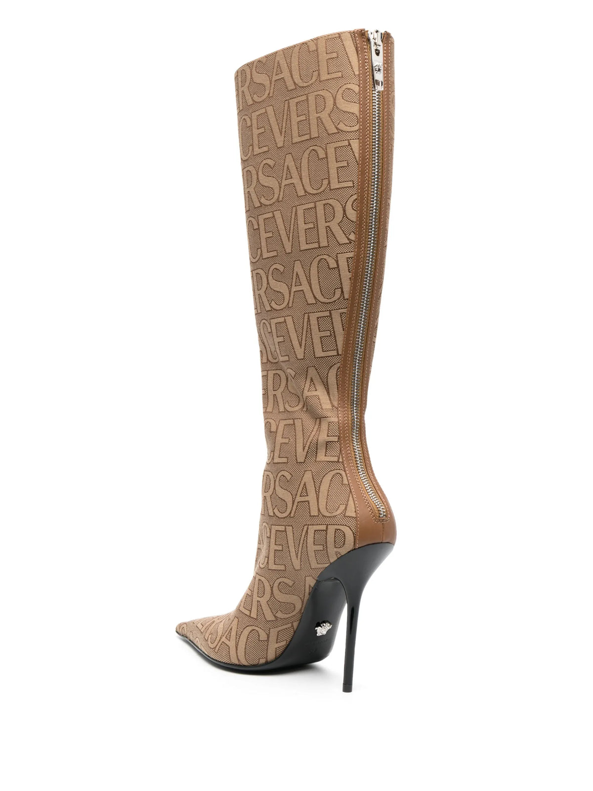 Versace - Versace Allover Knee-high Boots