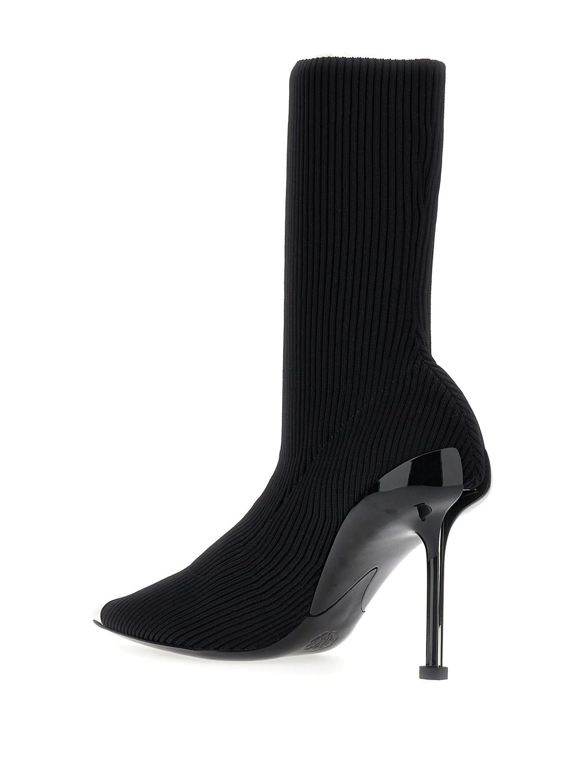 Alexander McQueen - Slash 90mm Ribbed-knit Boots
