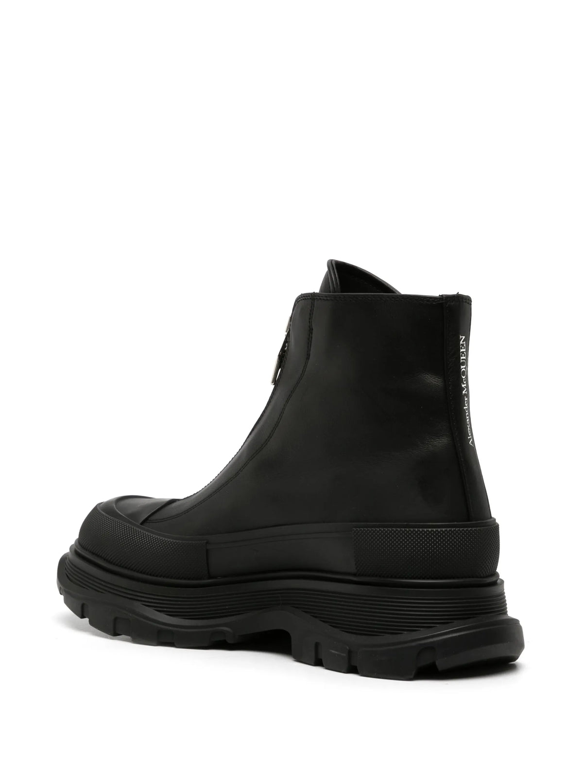Alexander McQueen - Tread Slick Leather Boots