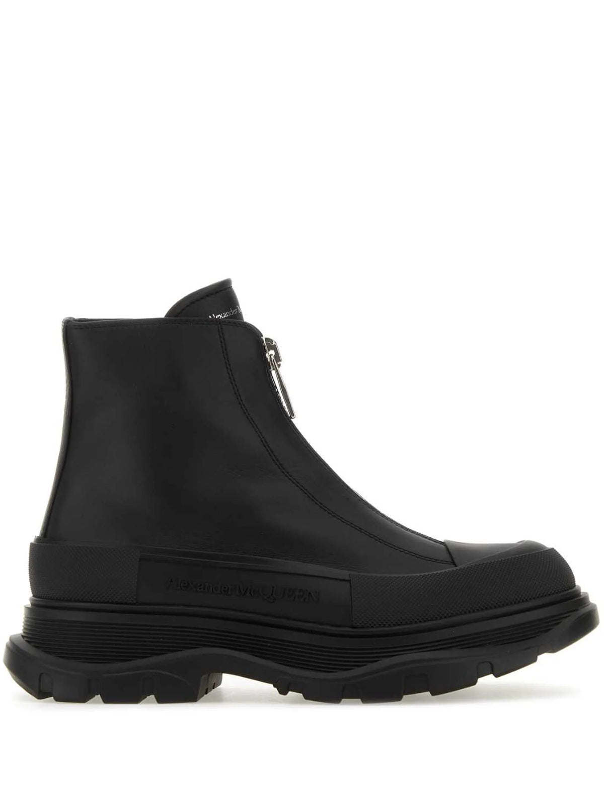 Alexander McQueen - Tread Slick Leather Boots