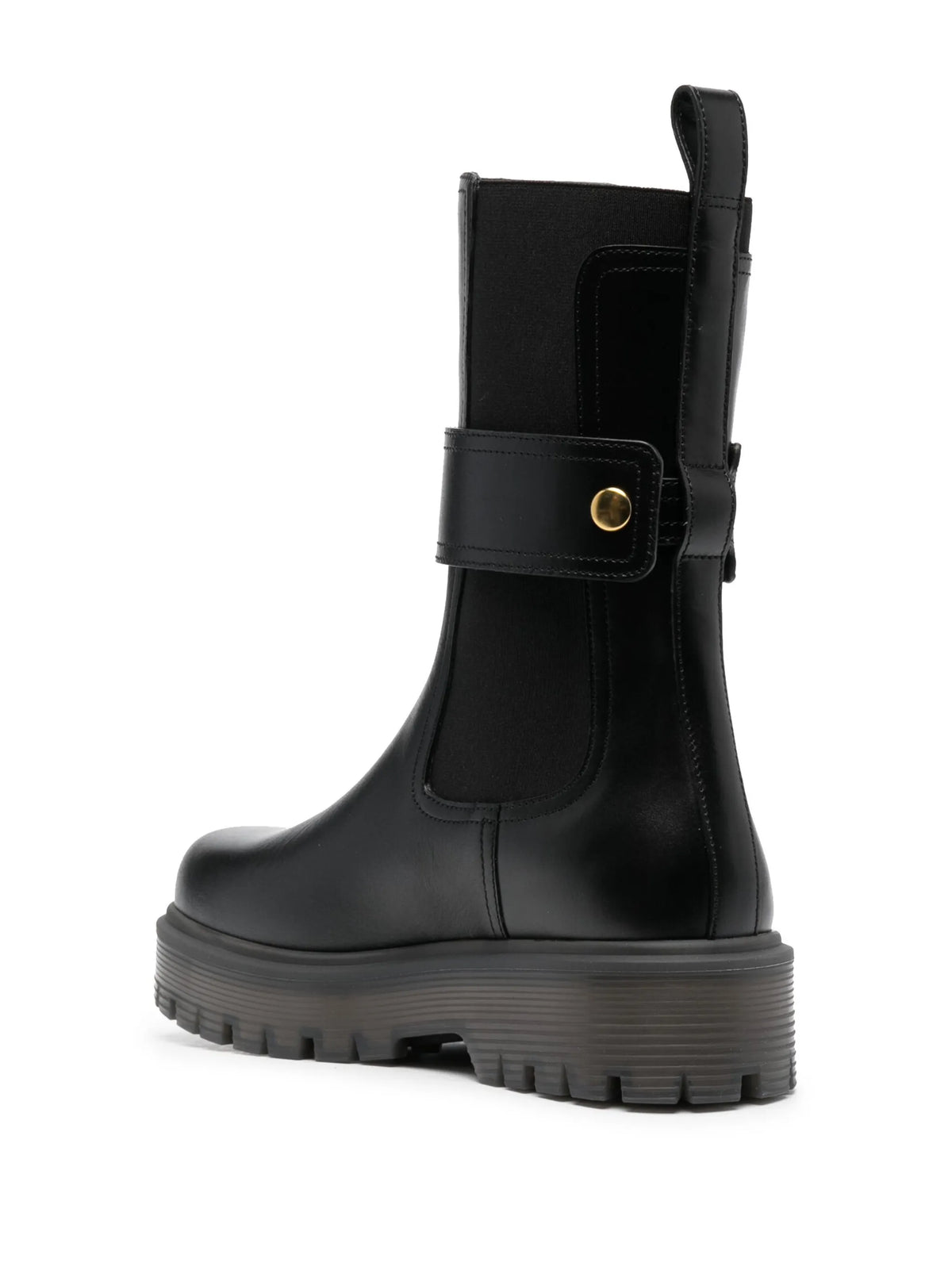 Valentino - Stud-embellished Leather Boots