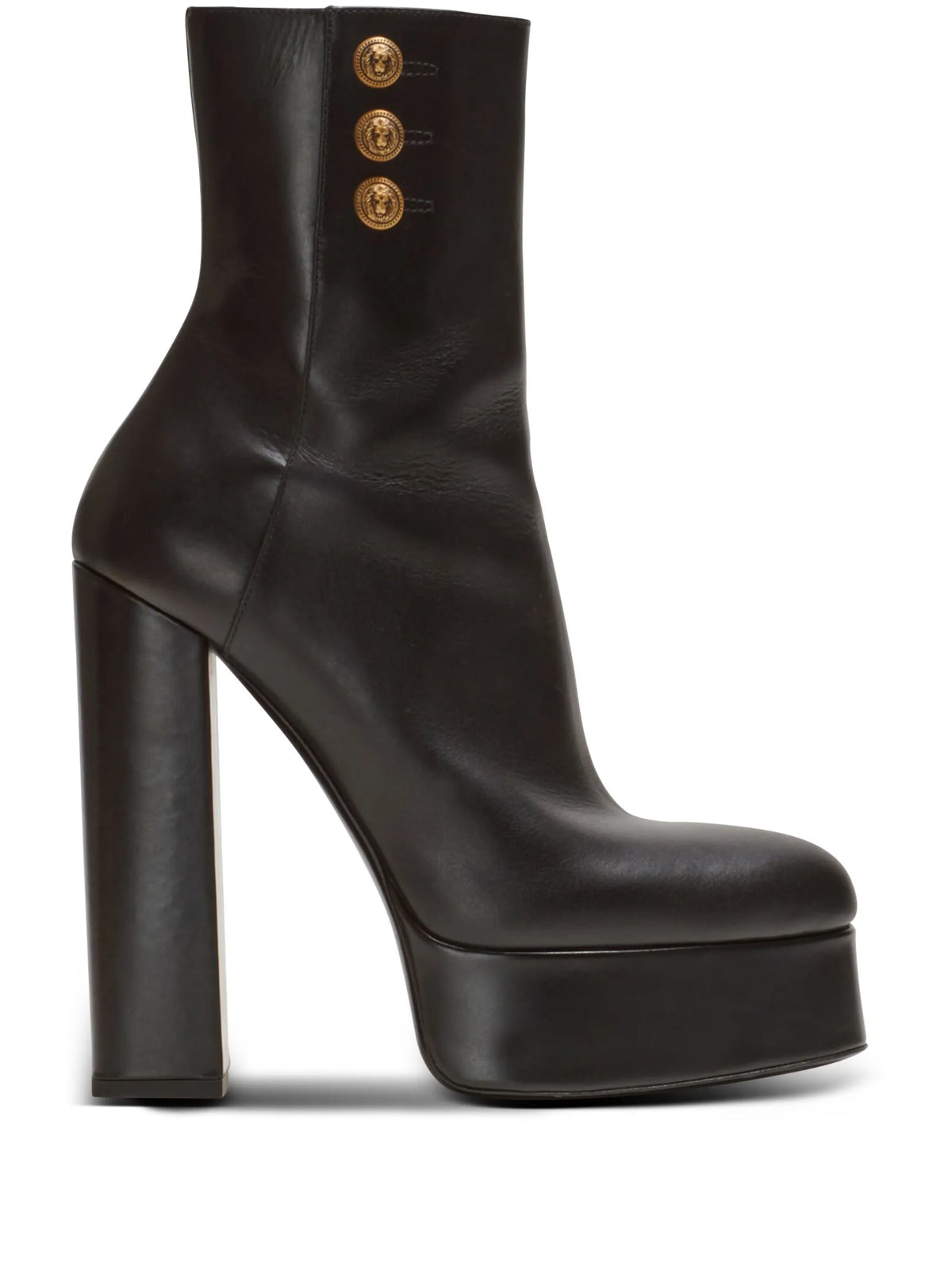 Balmain - Brune 135mm Leather Ankle Boots