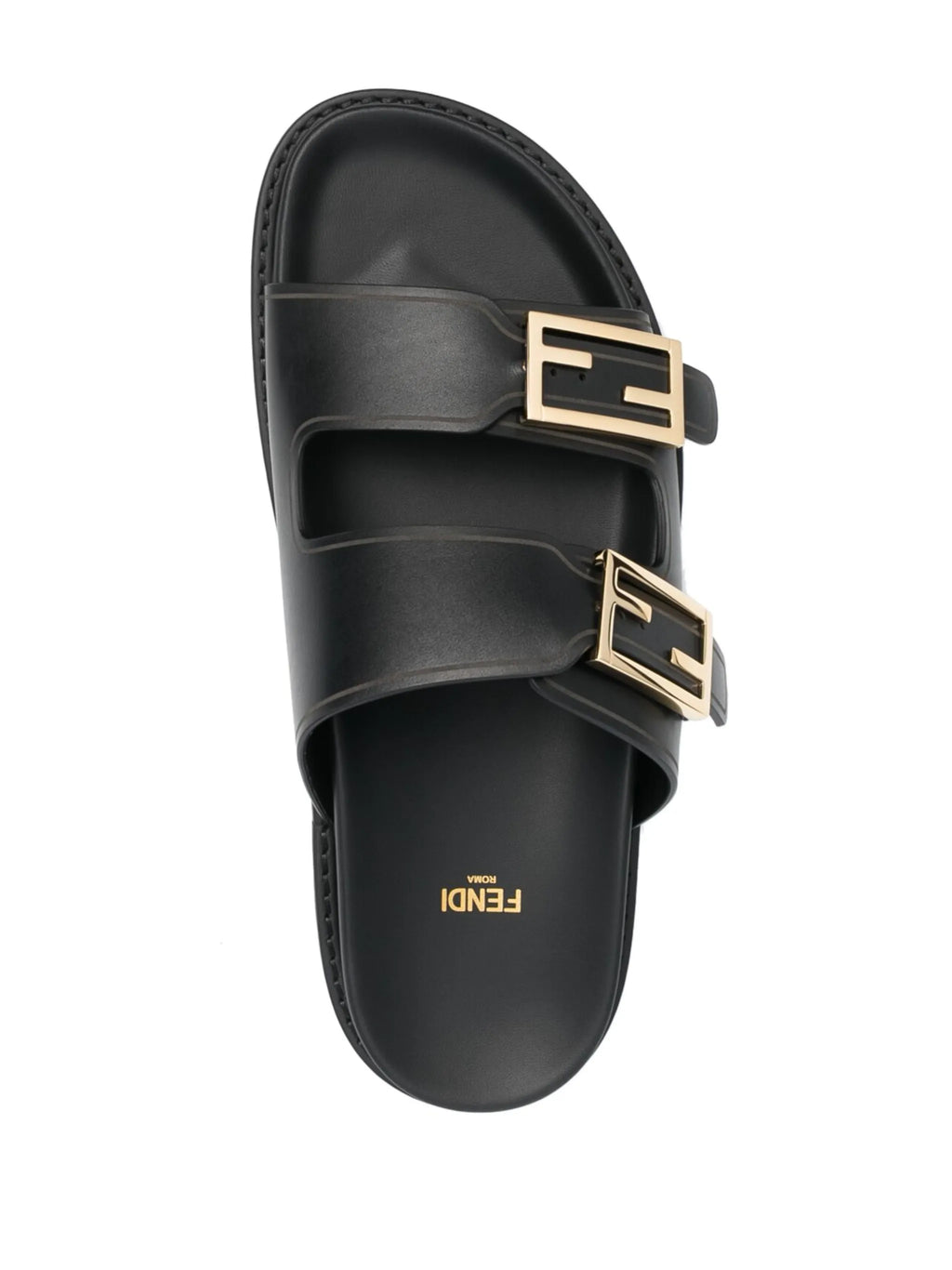 Fendi - Fendi Feel Logo-buckle Slides
