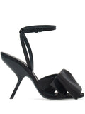 Ferragamo - Asymmetric-bow Satin Sandals