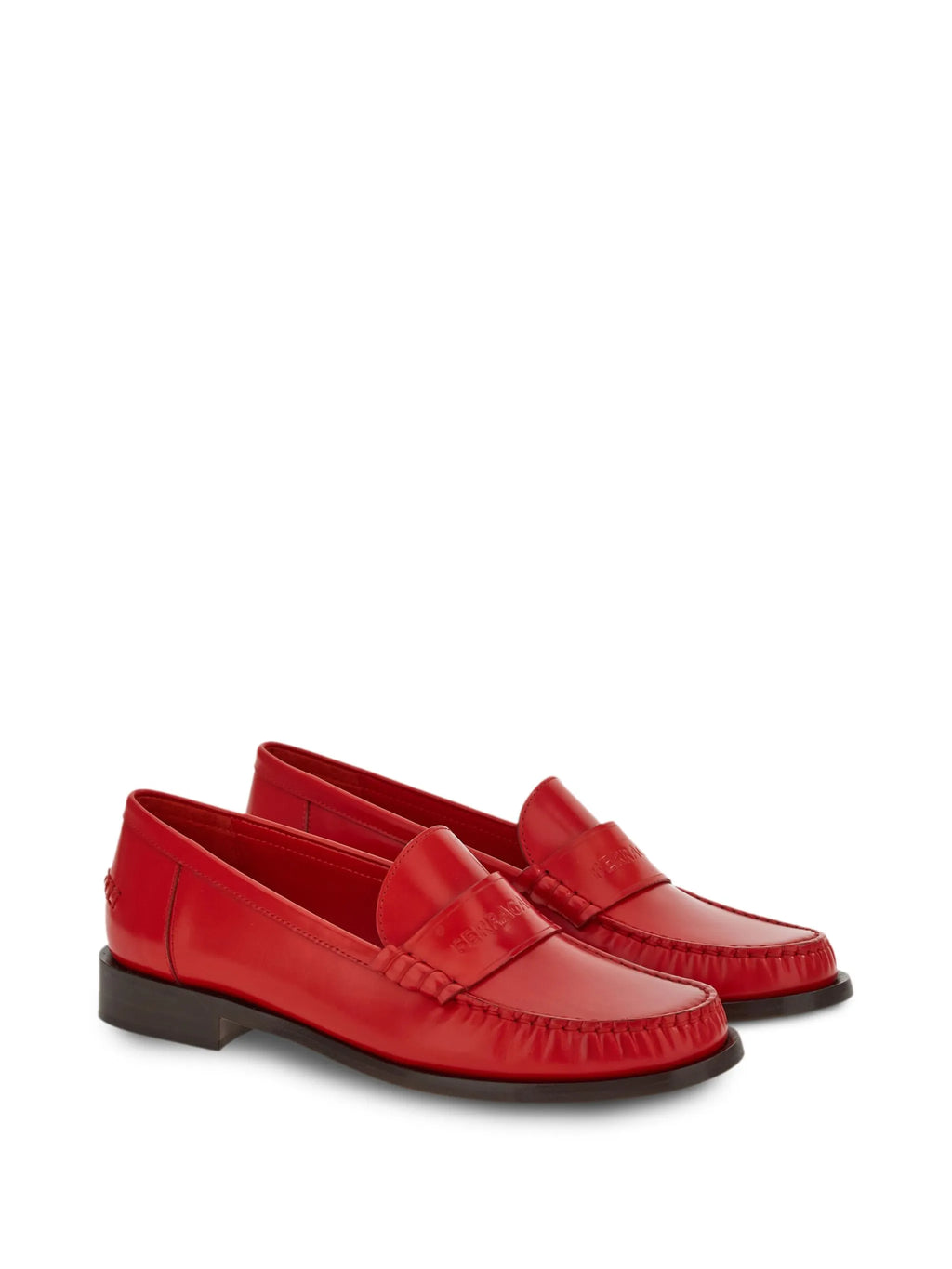Ferragamo - Logo-embossed Leather Loafers