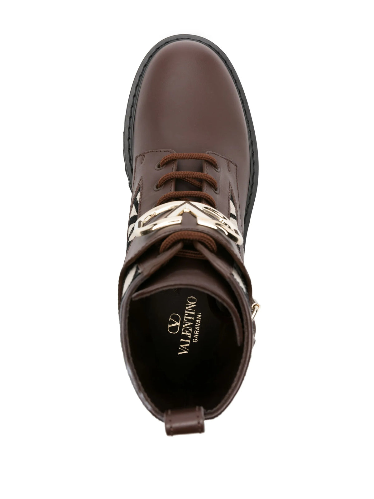 Valentino - Toile Iconograph Combat Boots