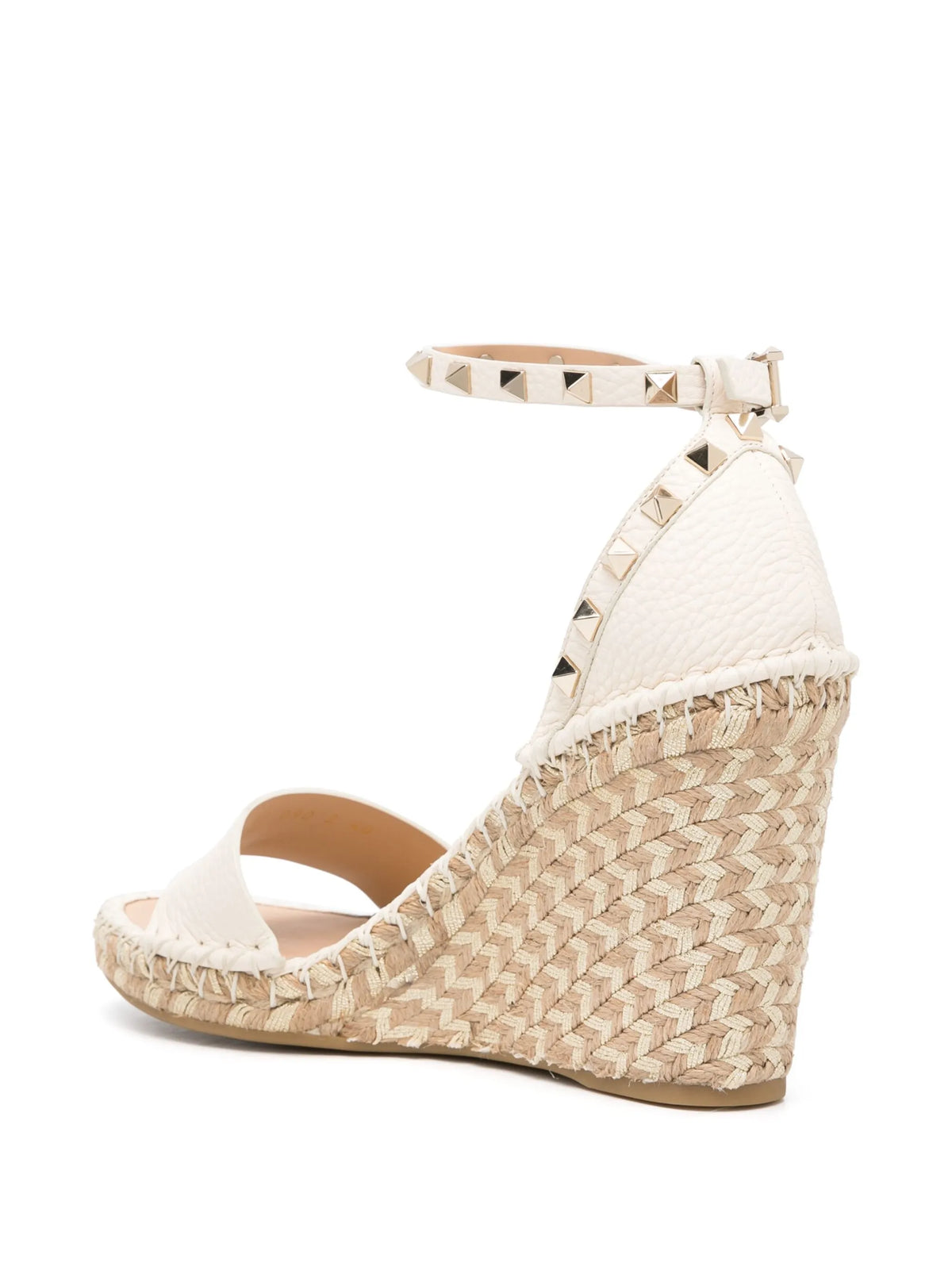Valentino - Rockstud 105mm Wedge Espadrilles