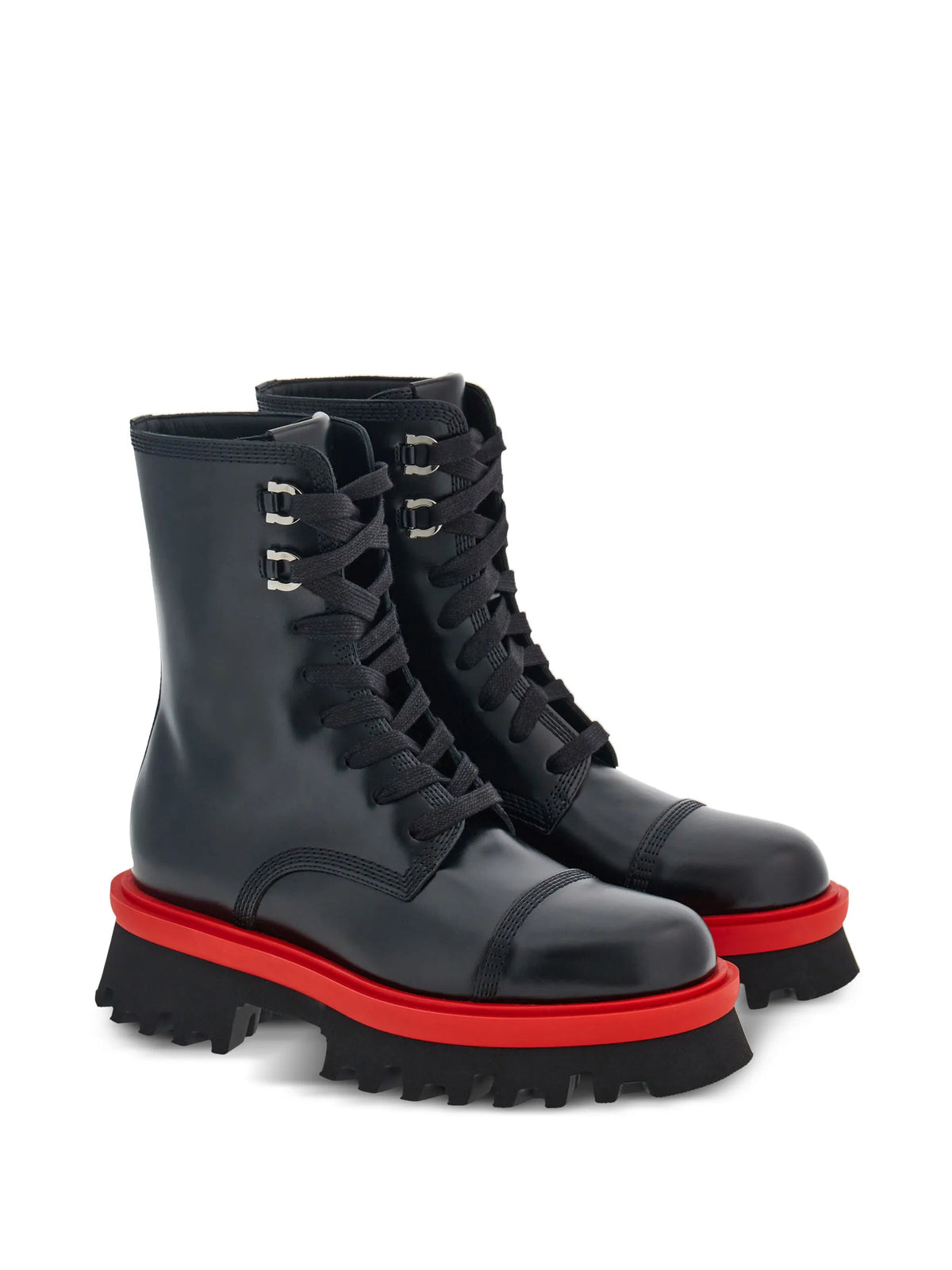 Ferragamo - Chunky Combat Boots