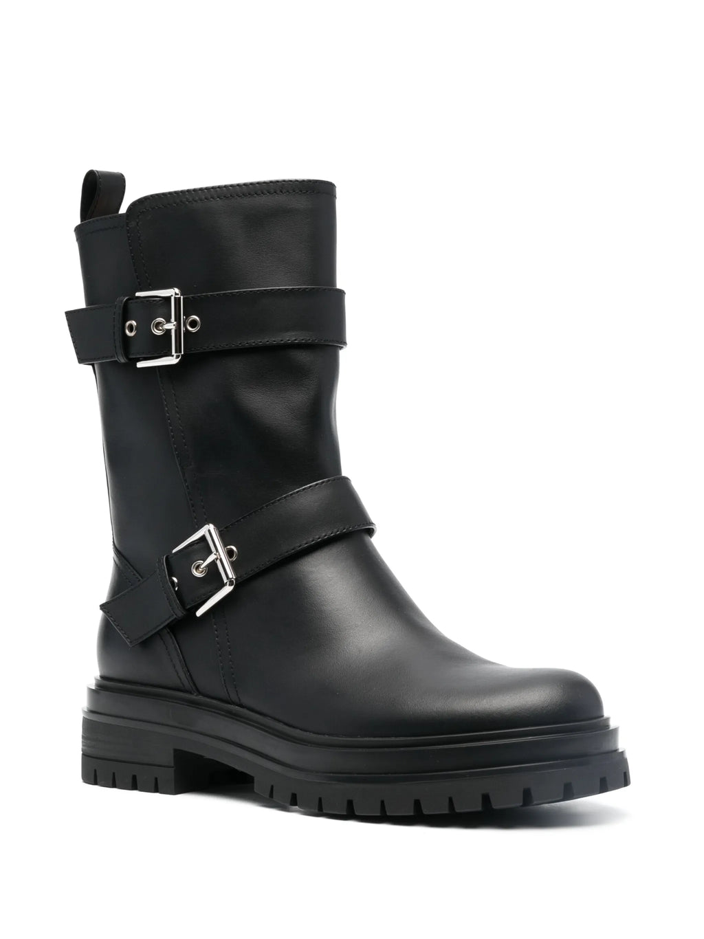 Gianvito Rossi - Amphibian Buckled Biker Boots