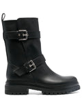 Gianvito Rossi - Amphibian Buckled Biker Boots
