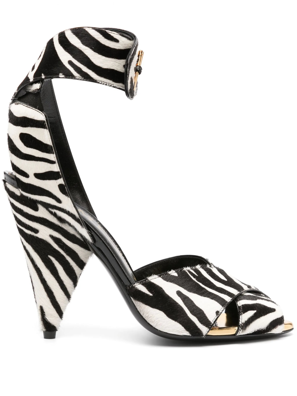 Tom Ford - Vertigo 130mm Zebra-print Sandals