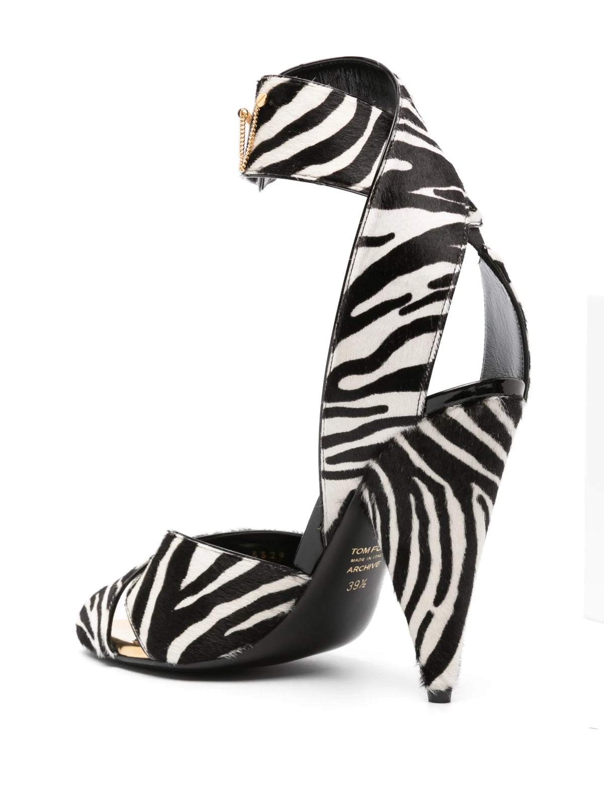 Tom Ford - Vertigo 130mm Zebra-print Sandals