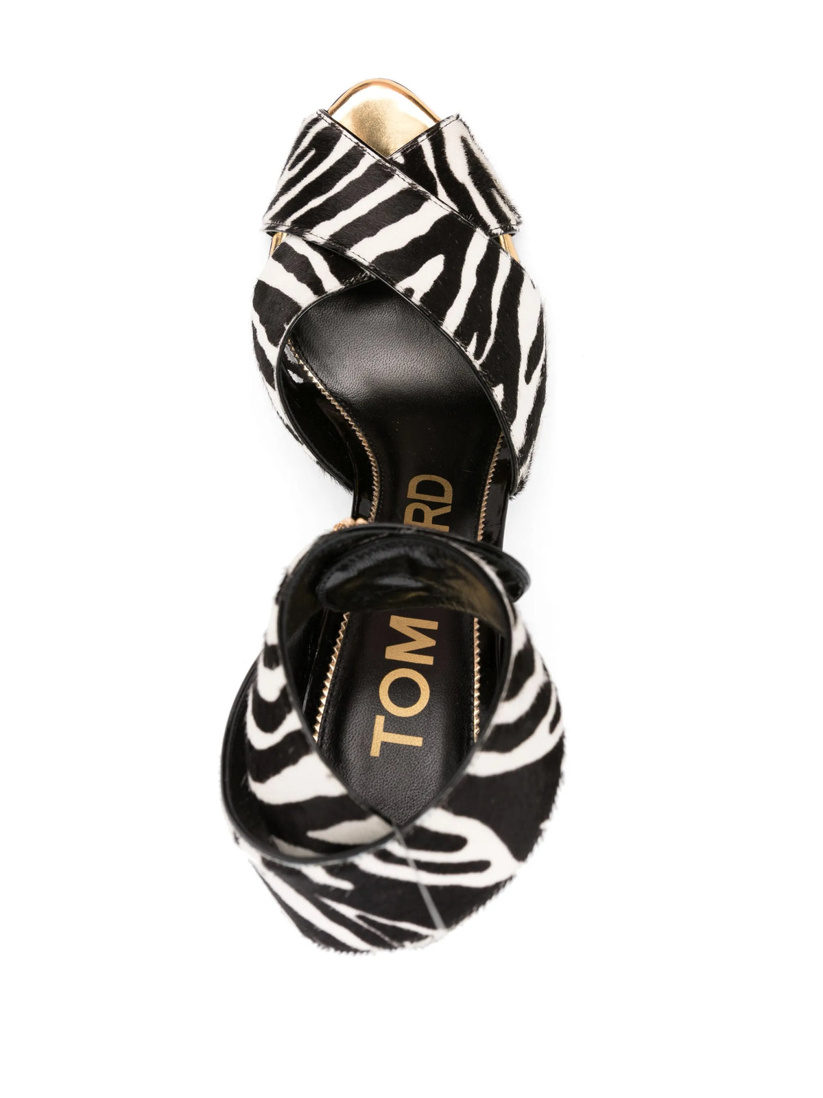 Tom Ford - Vertigo 130mm Zebra-print Sandals