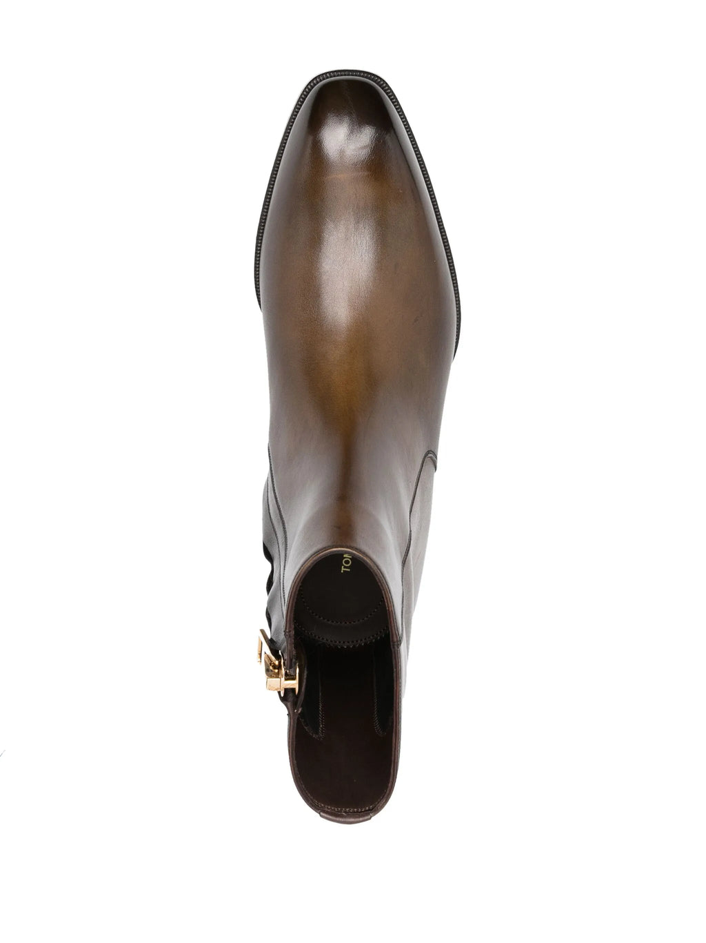 Tom Ford - Polished Leather Ankle Boots