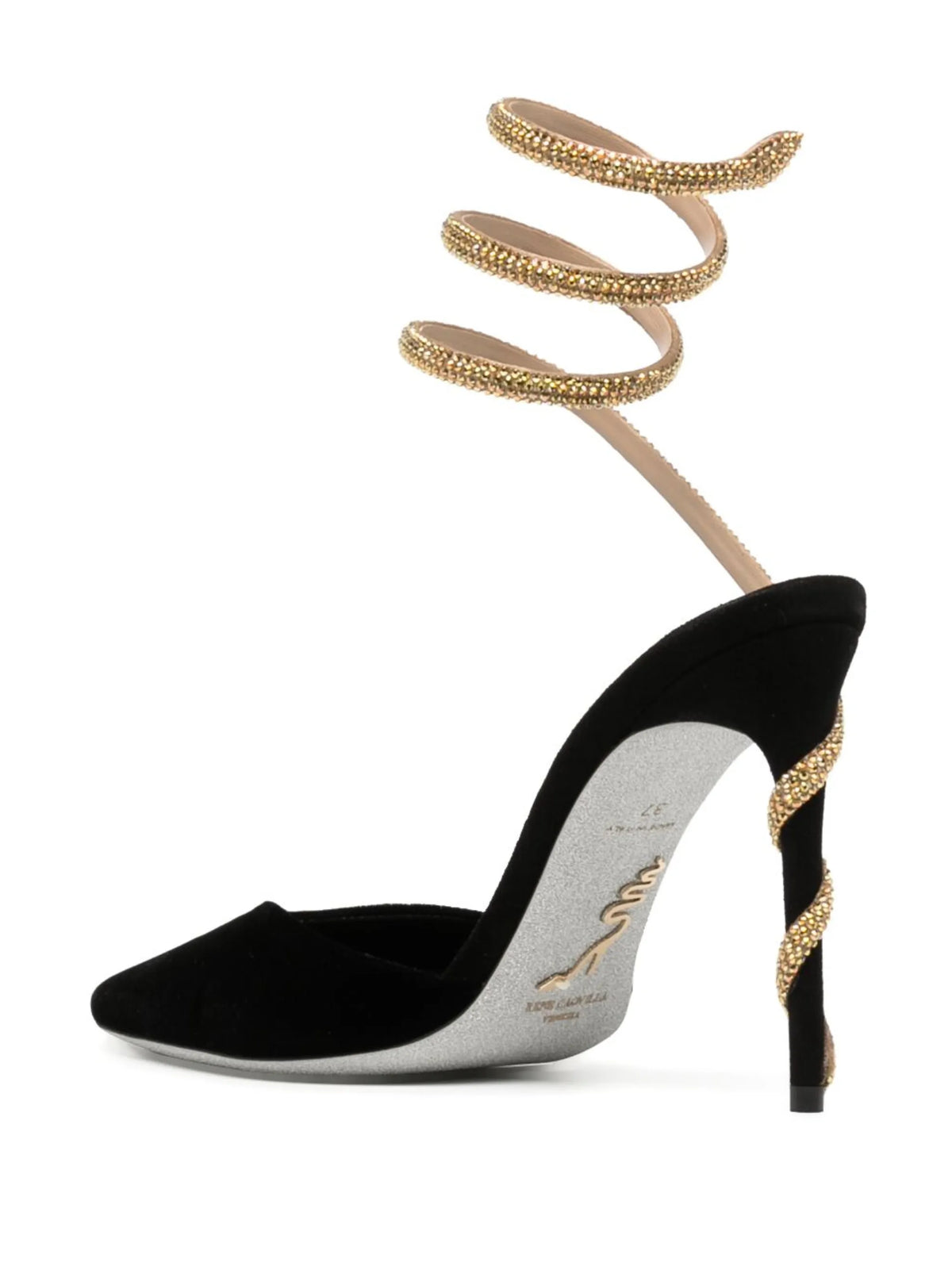 René Caovilla - René Caovilla 100mm Crystal-embellished Pumps