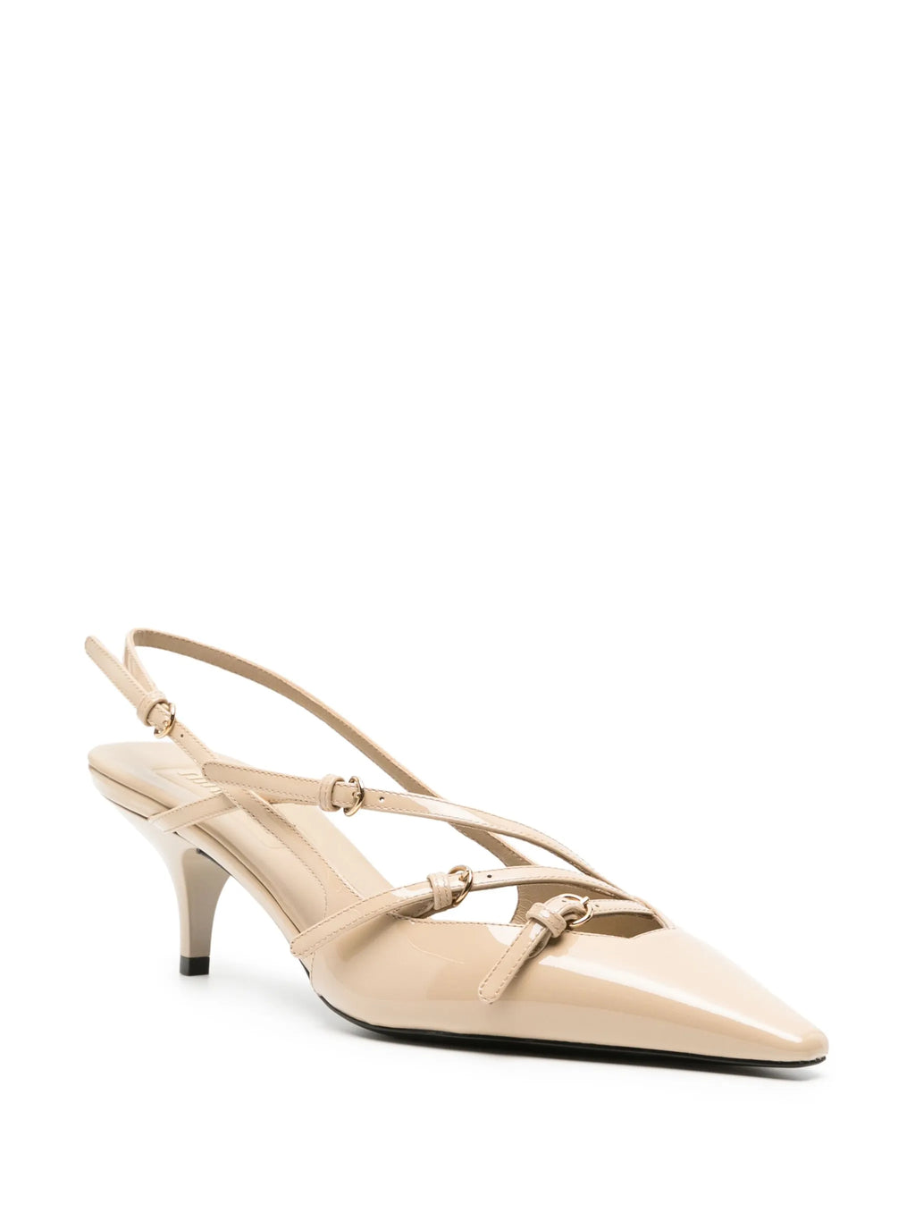 Miu Miu - 55mm Buckle-embellished Slingback Pumps