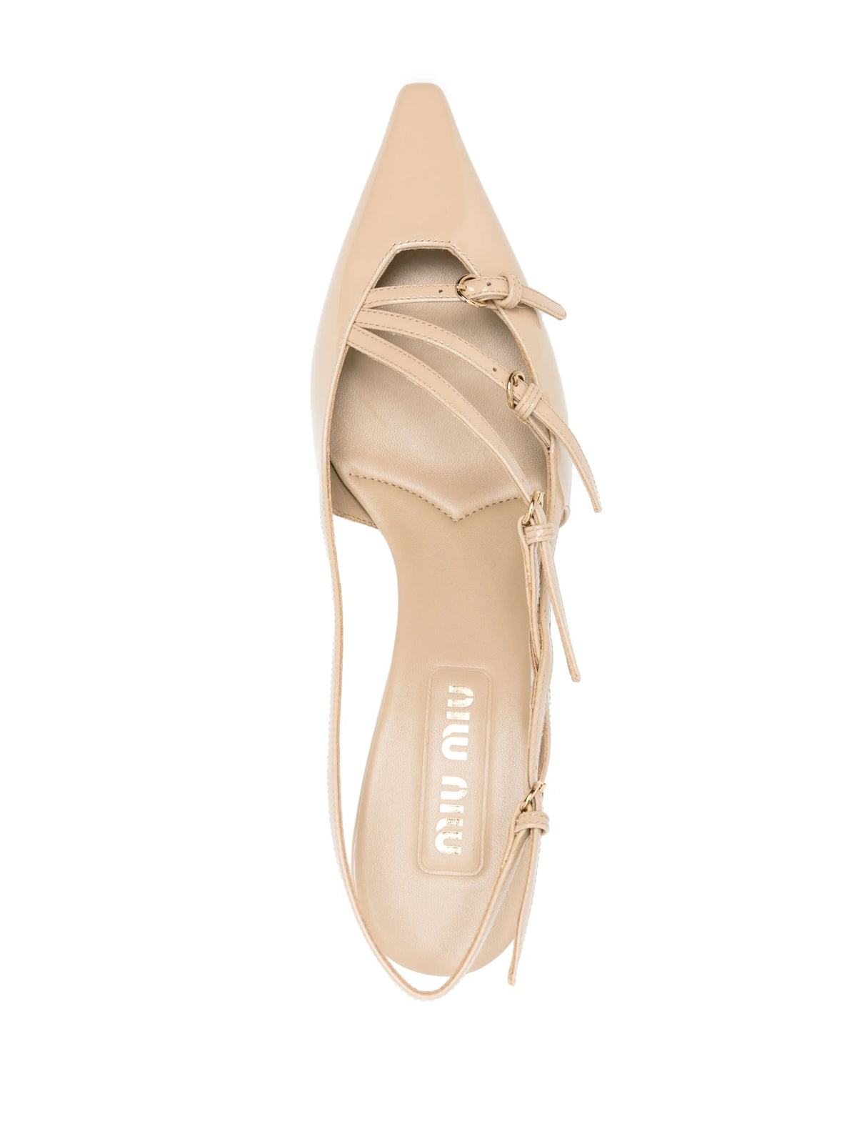 Miu Miu - 55mm Buckle-embellished Slingback Pumps