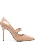 Manolo Blahnik - Campari 105mm Patent Pumps