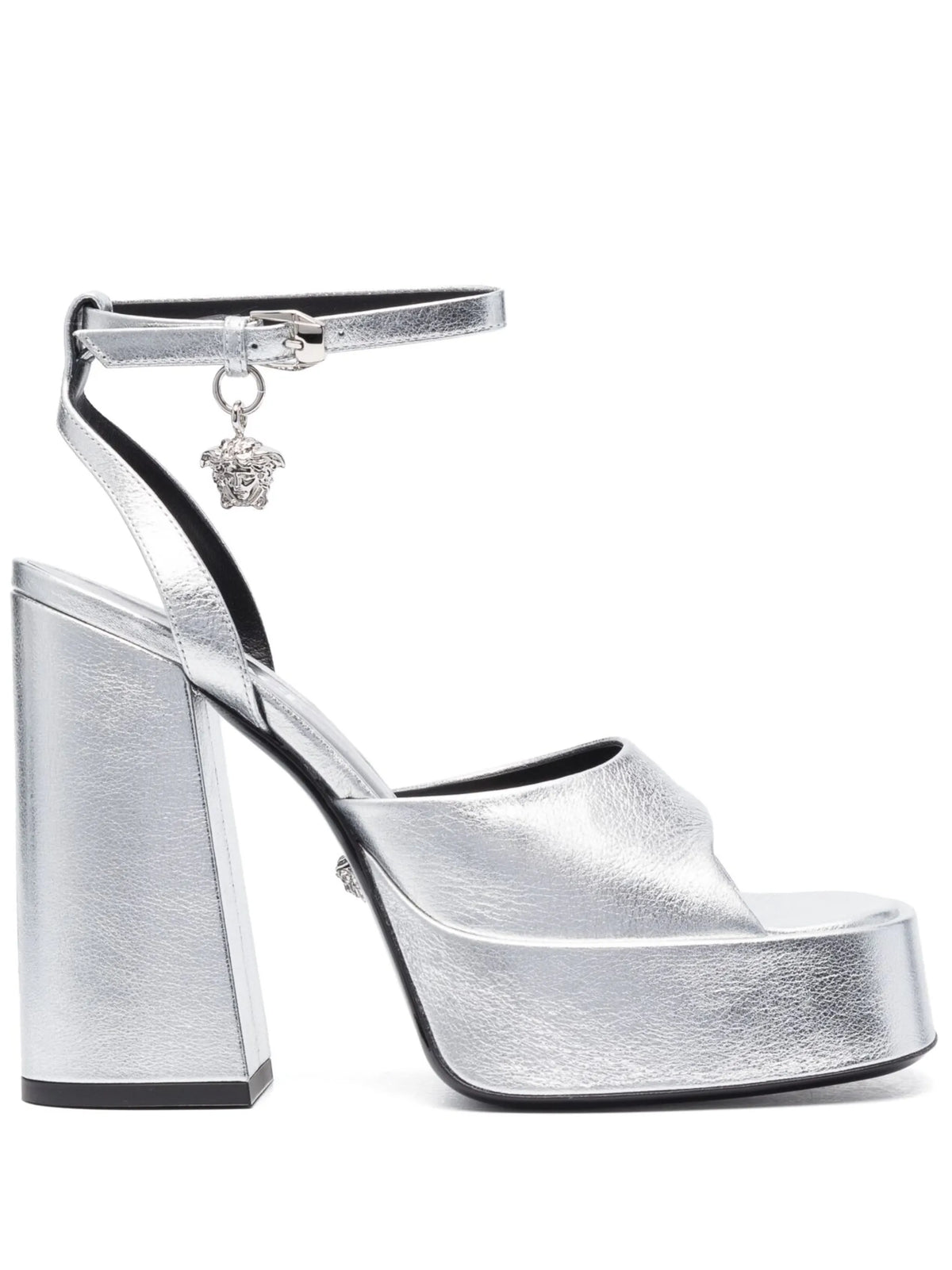 Versace - Medusa 130mm Platform Leather Sandals