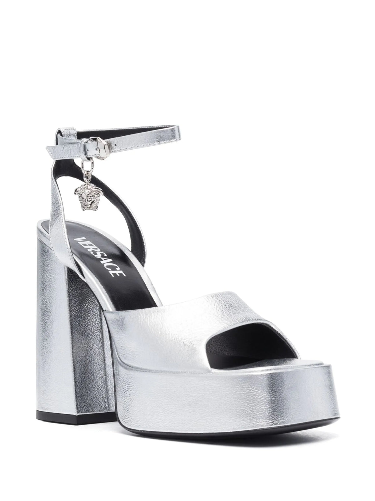 Versace - Medusa 130mm Platform Leather Sandals