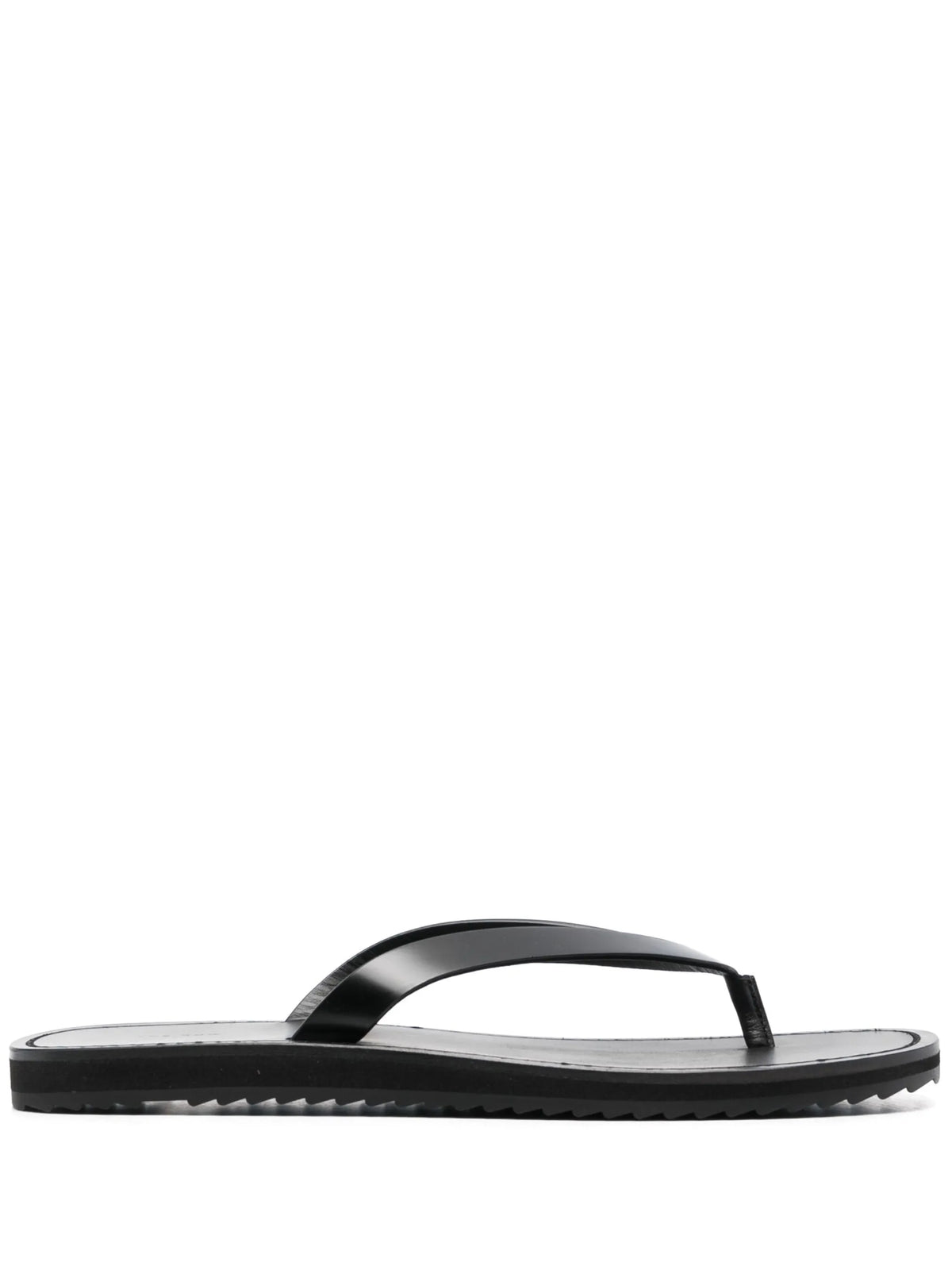 The Row - Thong-strap Leather Flip Flops
