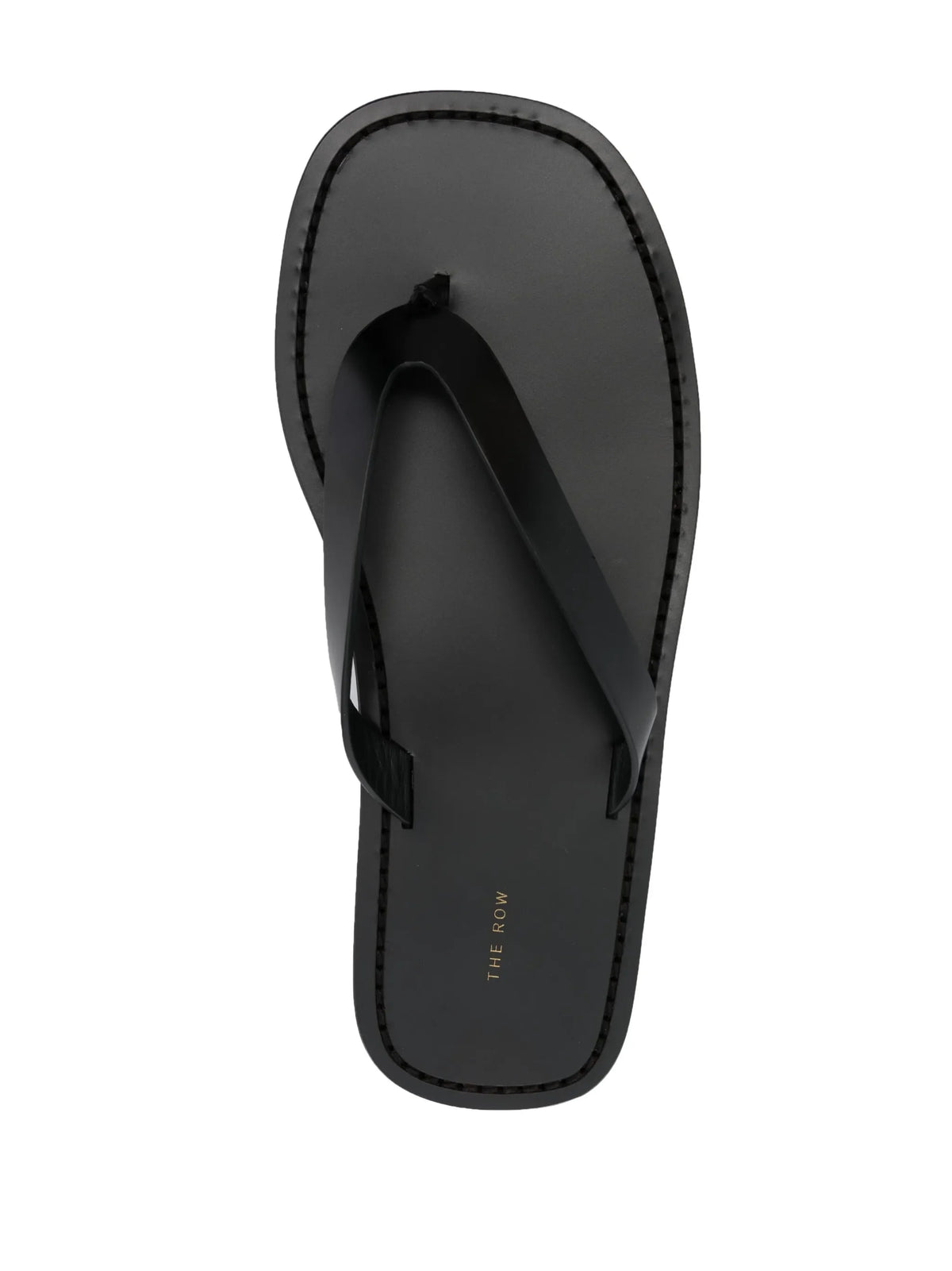The Row - Thong-strap Leather Flip Flops
