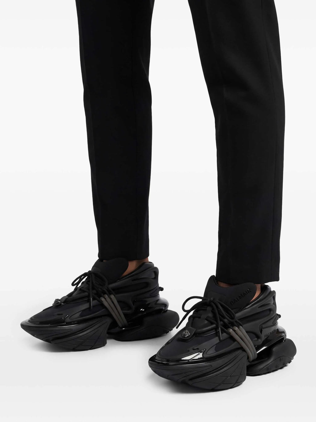 Balmain - Leather Unicorn Low-top Sneakers