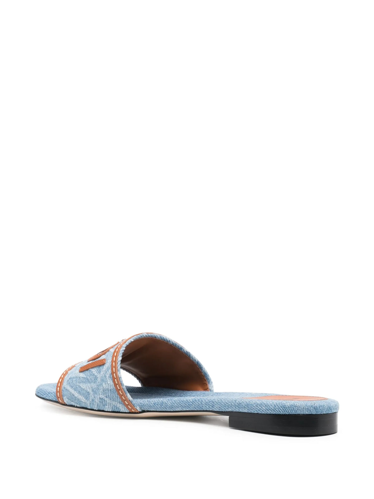 Fendi - Signature Embroidered-logo Slides