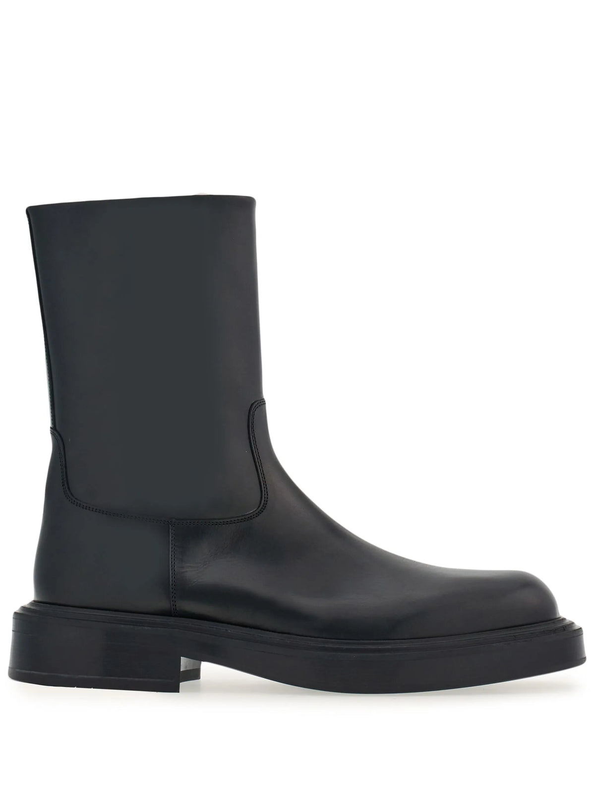 Ferragamo - Panelled Patent-leather Ankle Boots