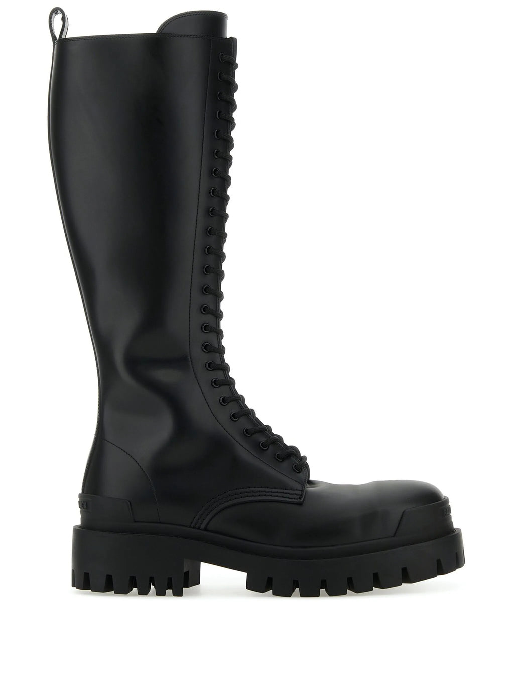 Balenciaga - Strike Lace-up Leather Boots