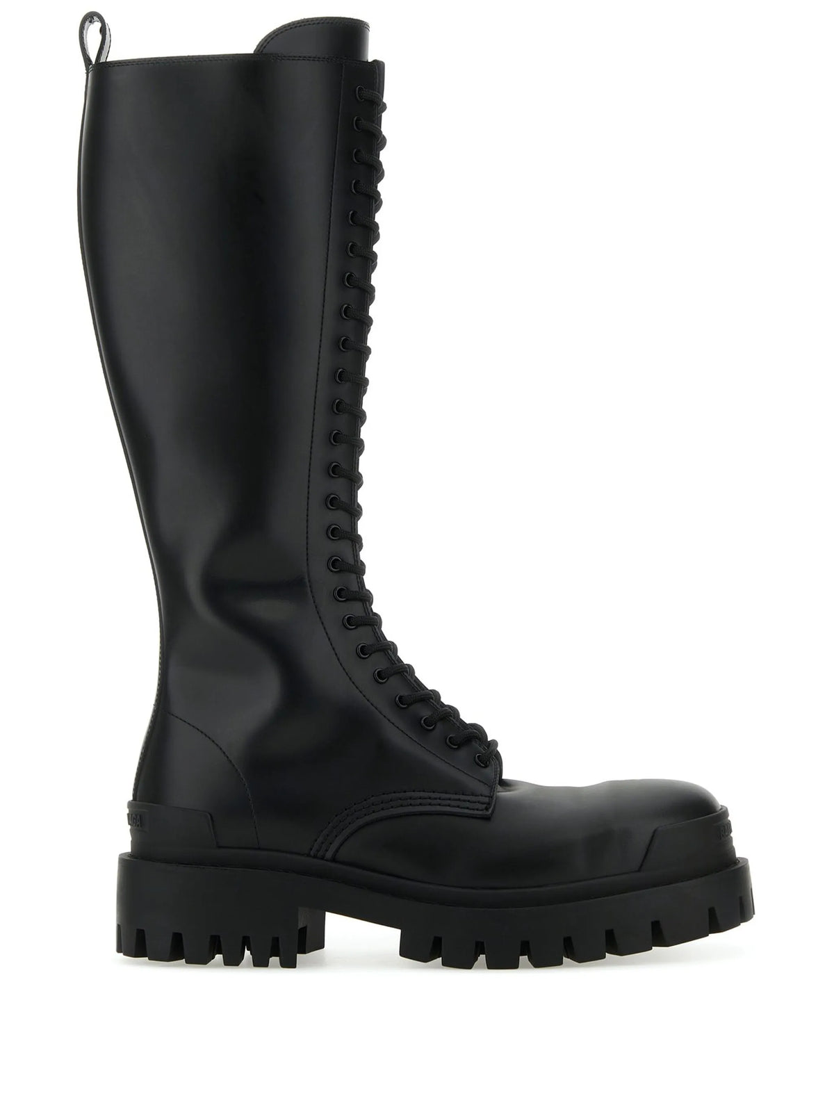 Balenciaga - Strike Lace-up Leather Boots