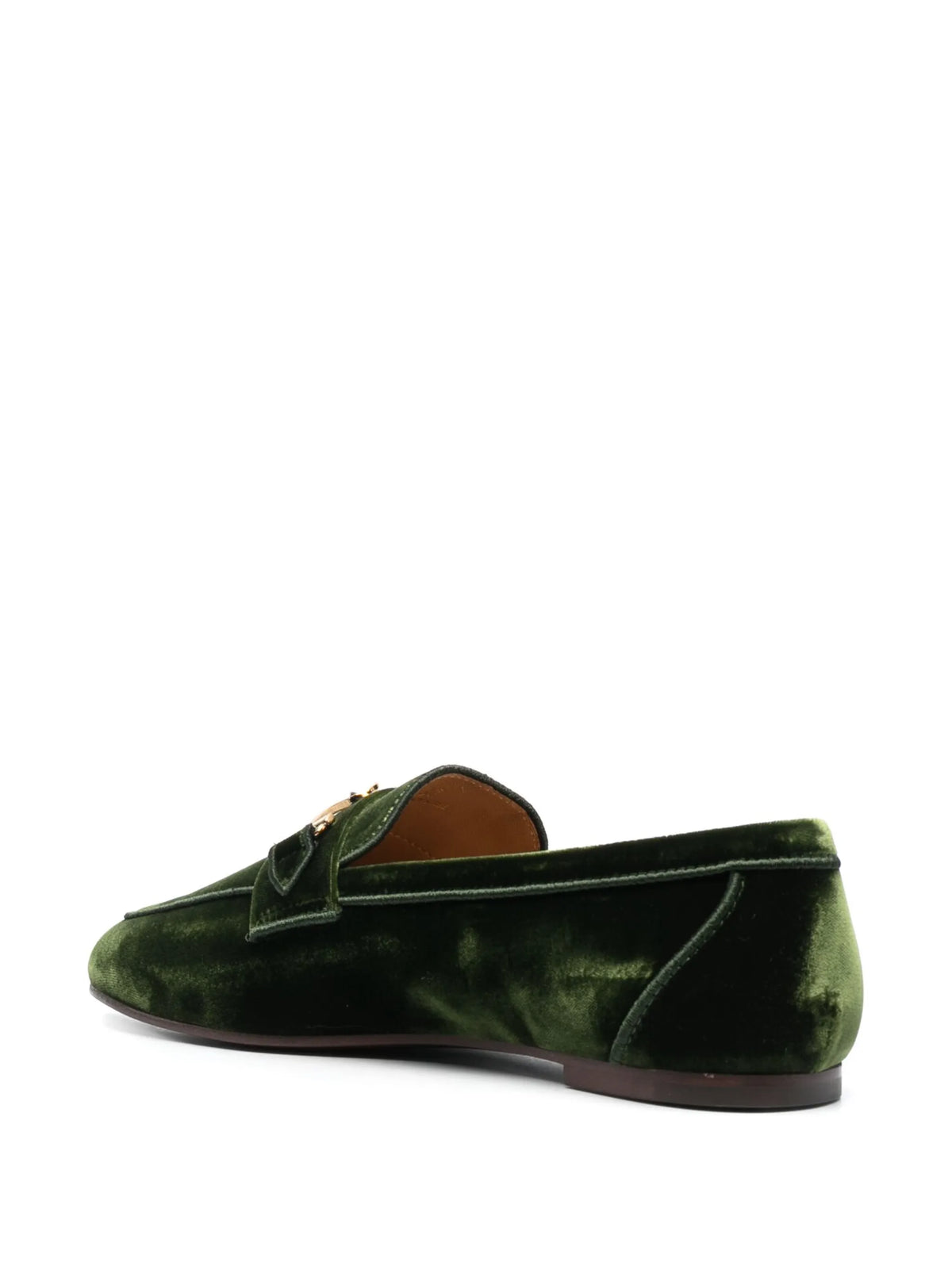 Tod's - Logo-detail Velvet Loafers