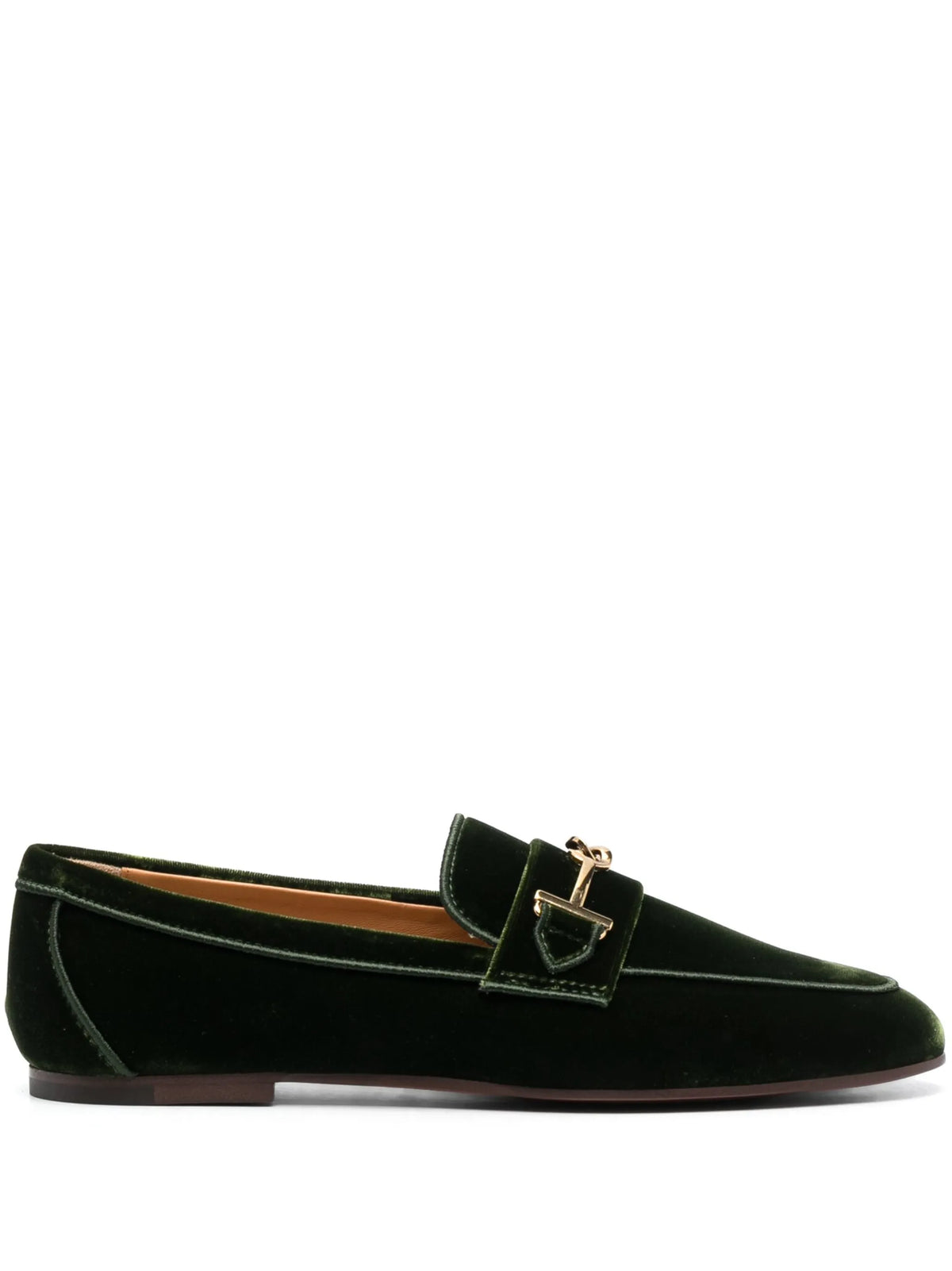 Tod's - Logo-detail Velvet Loafers